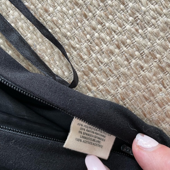 Anthropologie Floreat peplum top 4 Black - Picture 5 of 10